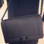 Chanel Python So Black Boy Bag