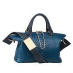 Chloe Carribean Blue Python Baylee Medium Bag - Spring 2014