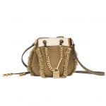 Chloe Olive Green Camille Drawstring Small Bag - Spring 2014