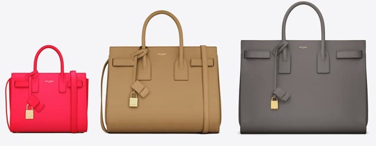 SAINT LAURENT Sac de Jour - Size Comparison – CULTSTATUS