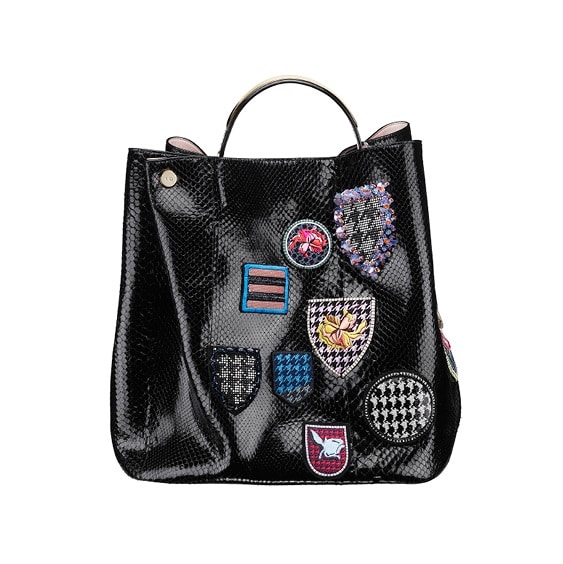 Dior Black Python Diorific Bucket Bag