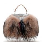 Fendi Beige Fox Fur Peekaboo Mini Bag - Spring 2014