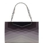 Fendi Degrade Black Geometric Grande Clutch Bag - Spring 2014