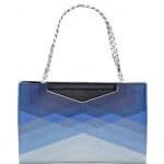 Fendi Degrade Blue Geometric Grande Clutch Bag - Spring 2014