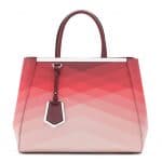 Fendi Degrade Blue Geometric 2Jours Tote Bag - Spring 2014