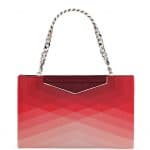 Fendi Degrade Red Geometric Grande Clutch Bag - Spring 2014