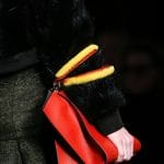 Fendi Red 3Jours Tote Bag with Yellow Shearling handle - fall 2014