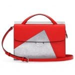 Fendi Red/Silver Palladium Hardware Demi Jour Bag - Spring 2014