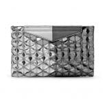 Fendi Silver Embellished Grande Clutch Small Bag - Spring 2014