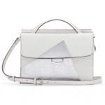 Fendi White/Silver Palladium Hardware Demi Jour Bag - Spring 2014