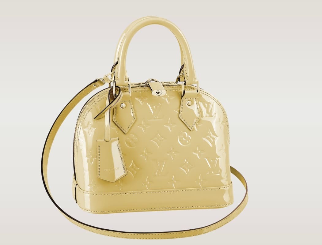 Louis Vuitton Alma PM Rose Angelique Vernis  Louis vuitton alma pm, Louis  vuitton alma, Bags