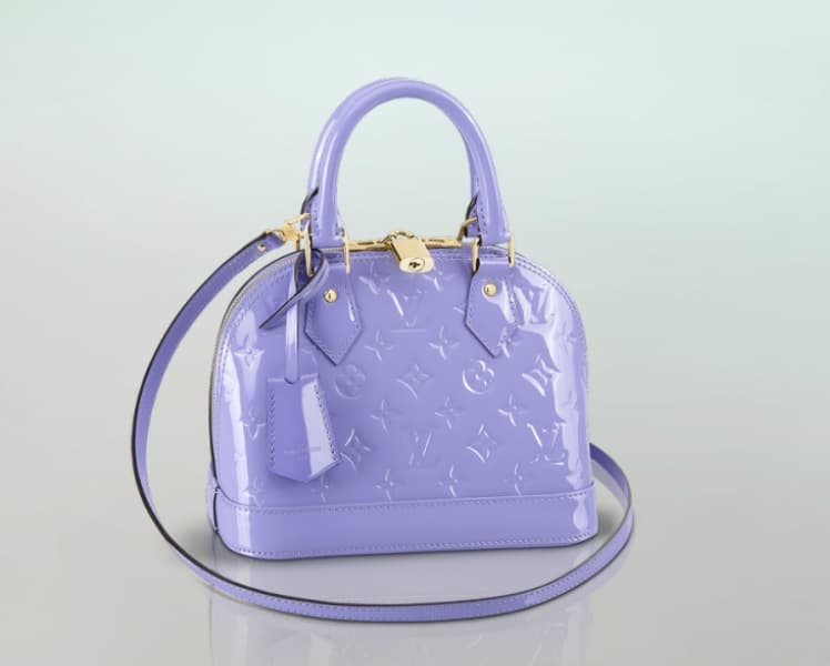 Louis Vuitton Lilac Vernis Alma BB Bag - Spring 2014