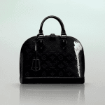 Louis Vuitton Noir Magnetique Monogram Vernis Alma PM Bag