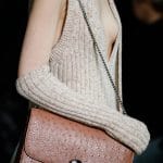 Marc Jacobs Tan Ostrich Chained Flap Bag - Fall 2014