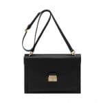 Mulberry Black Velvet Calf Kensal Shoulder Bag