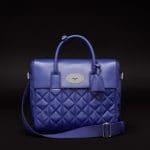 Mulberry Blue Cara Quilted Back pack bag
