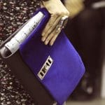 Proenza Schouler Cobalt/Black/Grey Clutch Bag - Fall 2014