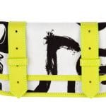 Proenza Schouler Yellow Graphic PS1 Wallet for Le Bon Marche