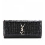 Saint Laurent Croc Monogramme Clutch Bag - Spring 2014