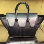 Celine Black Python Tie Tote Bag - Summer 2014