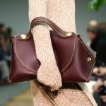 Celine Burgundy Calfskin Bag - Fall 2014 Runway