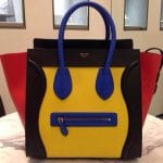 Celine Tricolor Primary Mini Luggage Bag - Summer 2014
