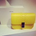 Celine Yellow Primary Box Flap Bag - Summer 2014