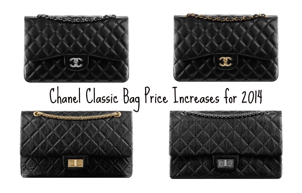 Chanel Classic Bag Price Increase Expected for 2014 in Q2