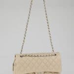 Chanel Beige Easy Caviar Jumbo Flap Bag