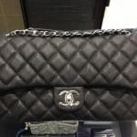 Chanel Black Easy Caviar Jumbo Flap Bag