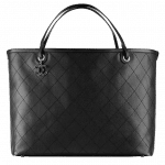 Chanel Black Shopping Fever Tote Large Bag