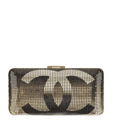 Chanel Hologram CC Minaudiere Clutch Bag Reference Guide - Spotted Fashion