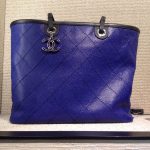 Chanel Blue Shopping Fever Tote Bag