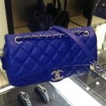Chanel Cobalt Blue Easy Caviar Flap Small Bag