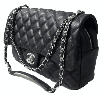 Naughtipidgins Nest - Chanel Medium Casual Journey Easy Flap in Black Matte  Caviar with Shiny Silver Hardware. A fabulous 'Easy' Chanel with zip  secured top under the flap, its crafted from a