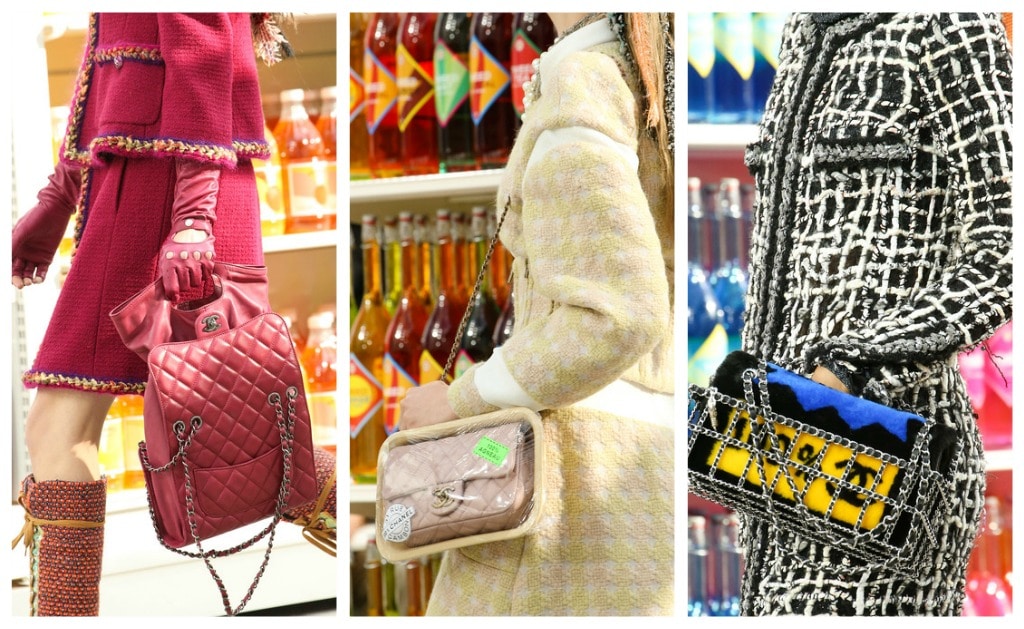 Chanel Fall / Winter 2014 Runway Bag Collection is Grocery Chic