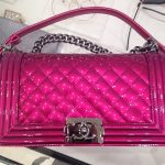 Chanel Pink Medium Metallic Boy Bag - Spring Summer 2014