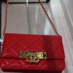 Chanel Red Golden Class Flap Medium Bag