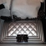 Chanel Silver Metallic Boy Bag - Spring Summer 2014