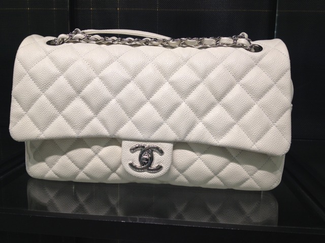 Chanel Jumbo Caviar Easy Flap - Marmalade