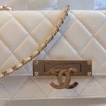 Chanel White Golden Class WOC Bag