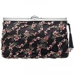 Dior Black Embellished Clutch Bag