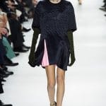 Dior Black Silk Short Dress - Fall 2014 Runway