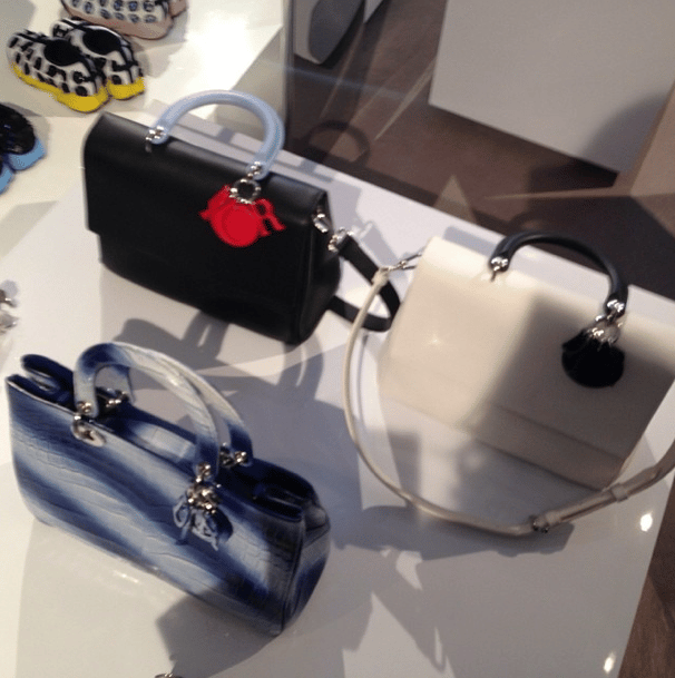 Dior Croc Diorissimo and Flap Bags - Fall 2014
