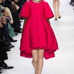 Dior Red Dress - Fall 2014 Runway