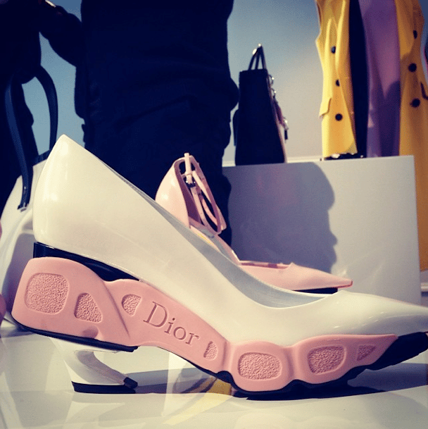 Dior White Pumps - Fall 2014
