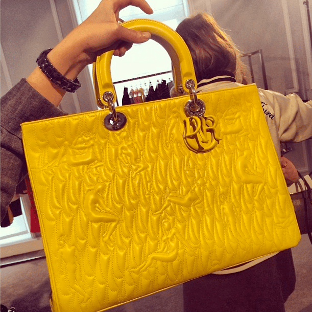 Dior Yellow Miss Dior Bag - Fall 2014