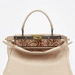 Fendi Beige Peekaboo with Python Interior