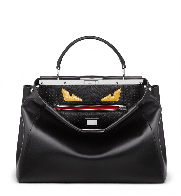 A Close Look at Fendi Peekaboo Bag Interior Designs and Materials ...