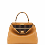 Fendi Nude Python Peekaboo with Black Nappa Leather Interior